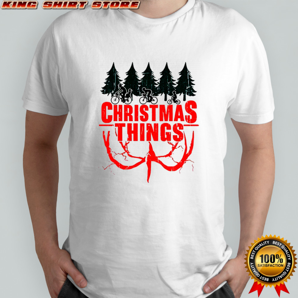 Stranger Things Christmas Things Christmas tree Merry Christmas shirt