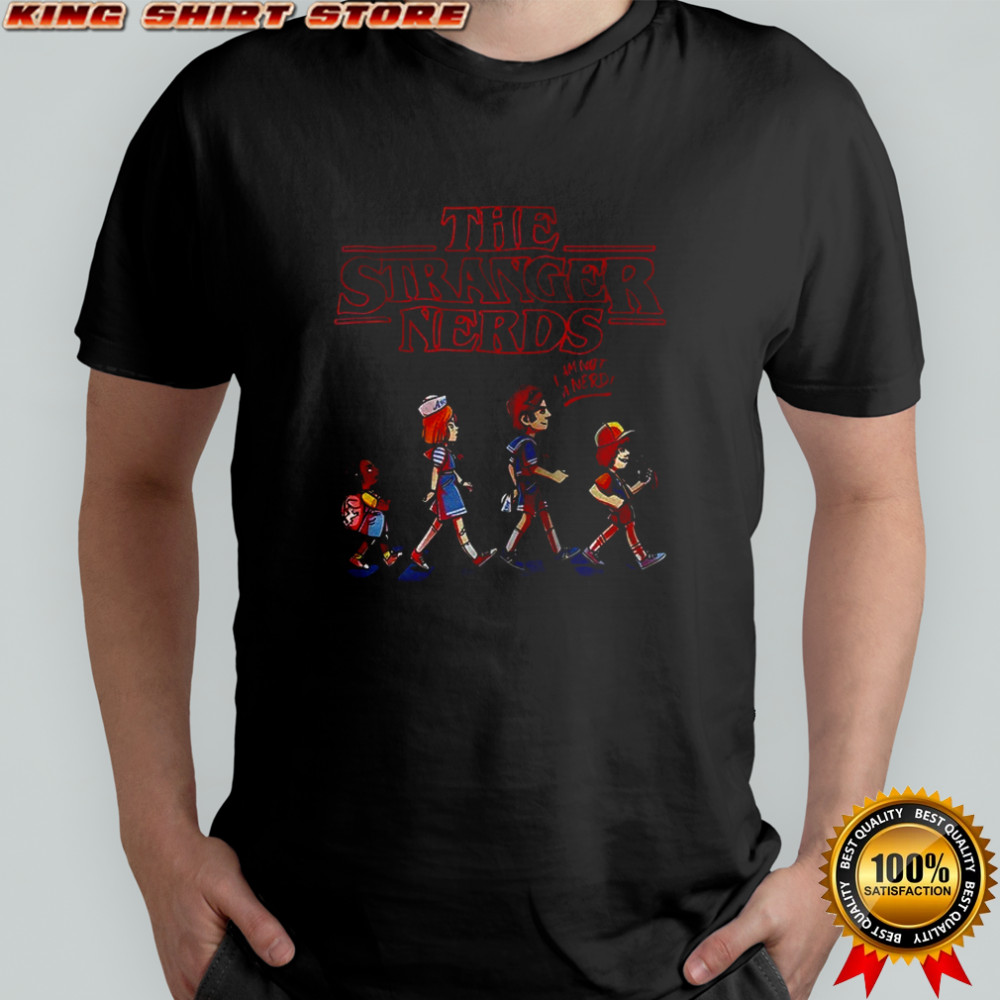 Stranger Things Nerds Cartoon Parody shirt