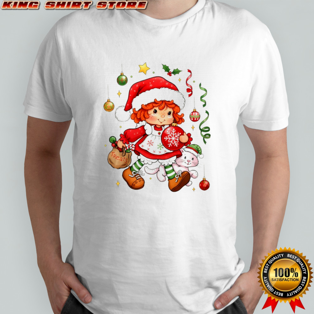 Strawberry Shortcake Treats Christmas Characters Merry Christmas shirt