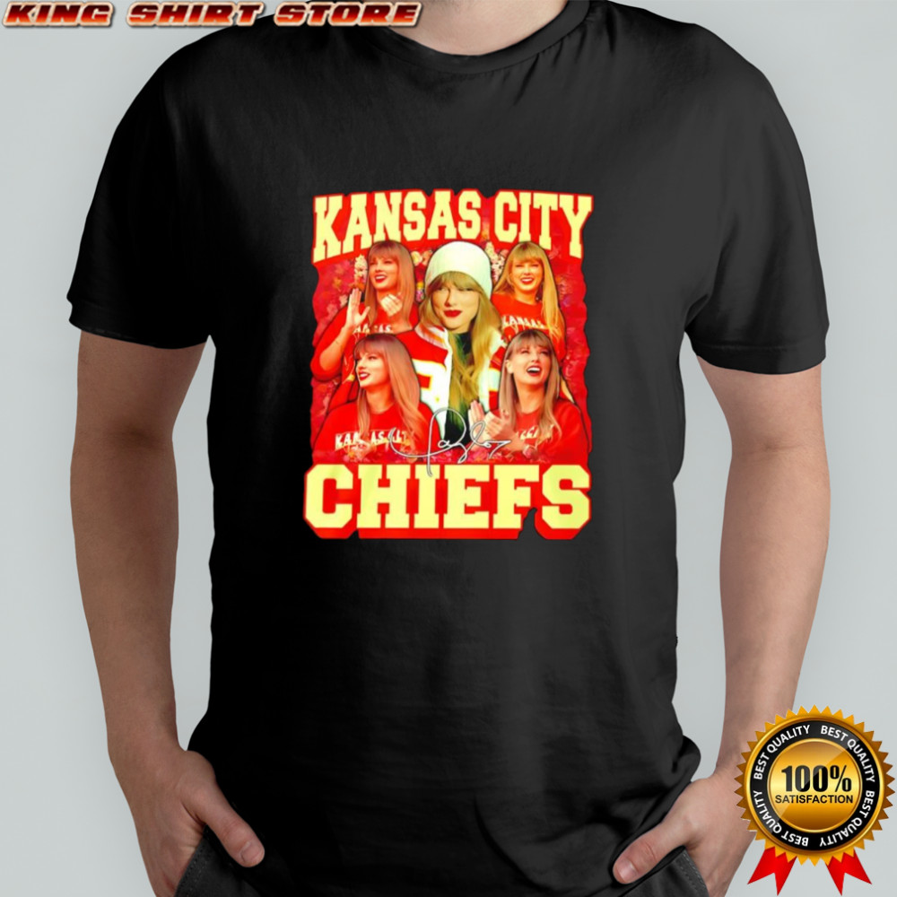 Taylor Kansas City Chiefs NFL team signature shirt