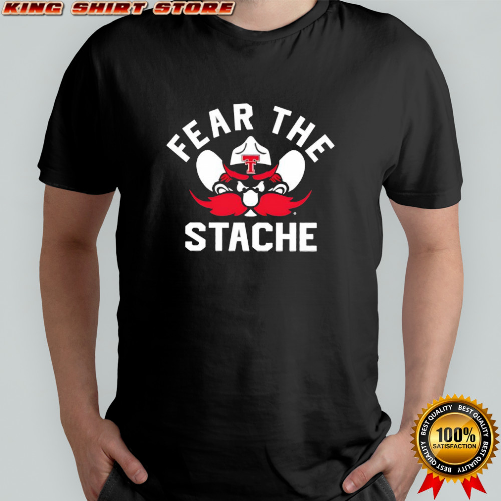 Texas Tech Football NIL Fear the Stache Jacob Rodriguez logo shirt
