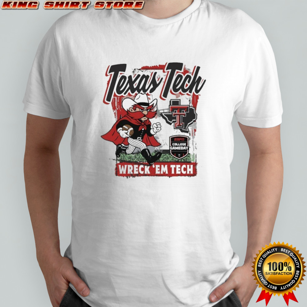 Texas Tech Red Raiders Wreck ‘Em Tech College Gameday Runner Mascot T-shirt