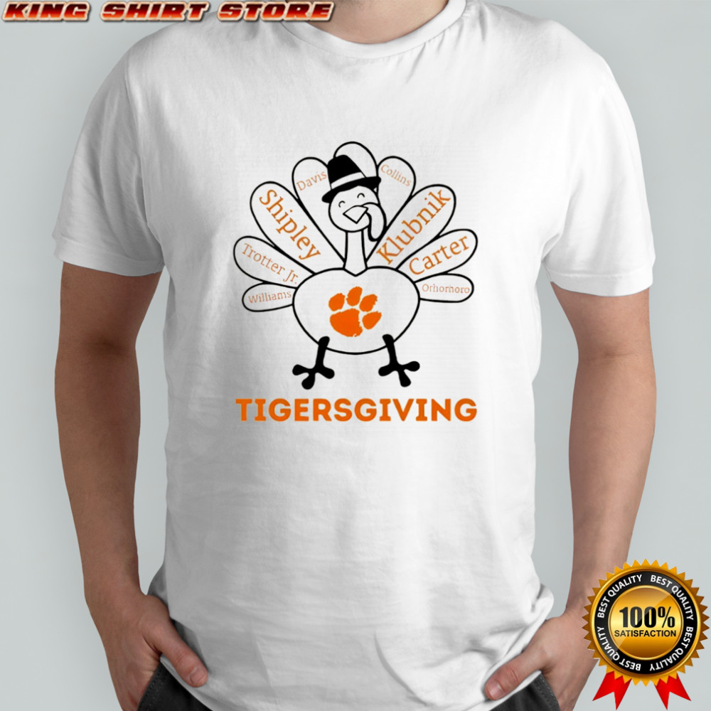 Thanksgiving with Clemson Tigers Heroes shirt