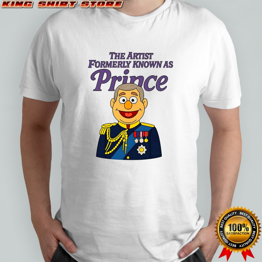 The artist formerly known as prince Andrew puppet shirt