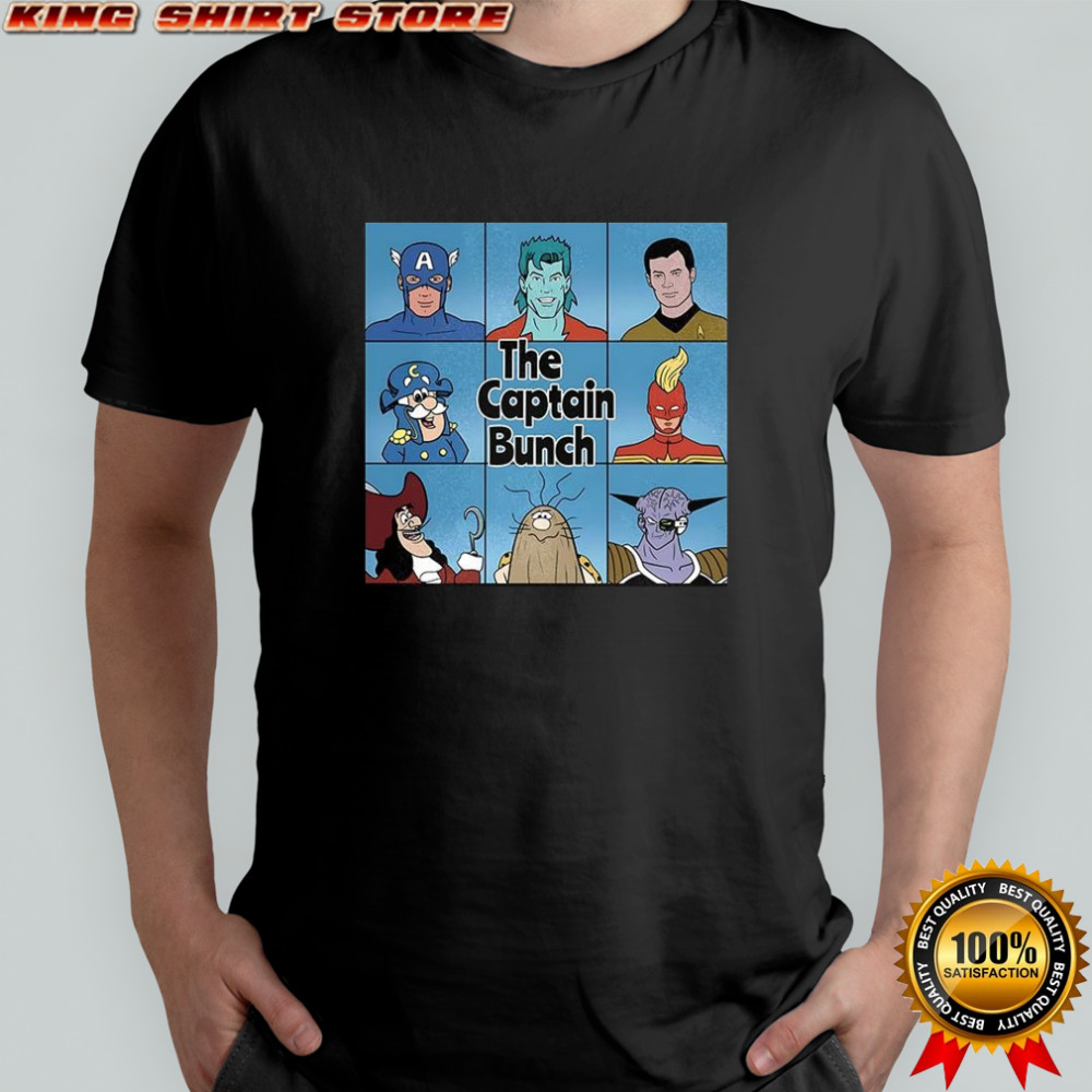 The Captain Bunch The Brady Bunch cartoon shirt