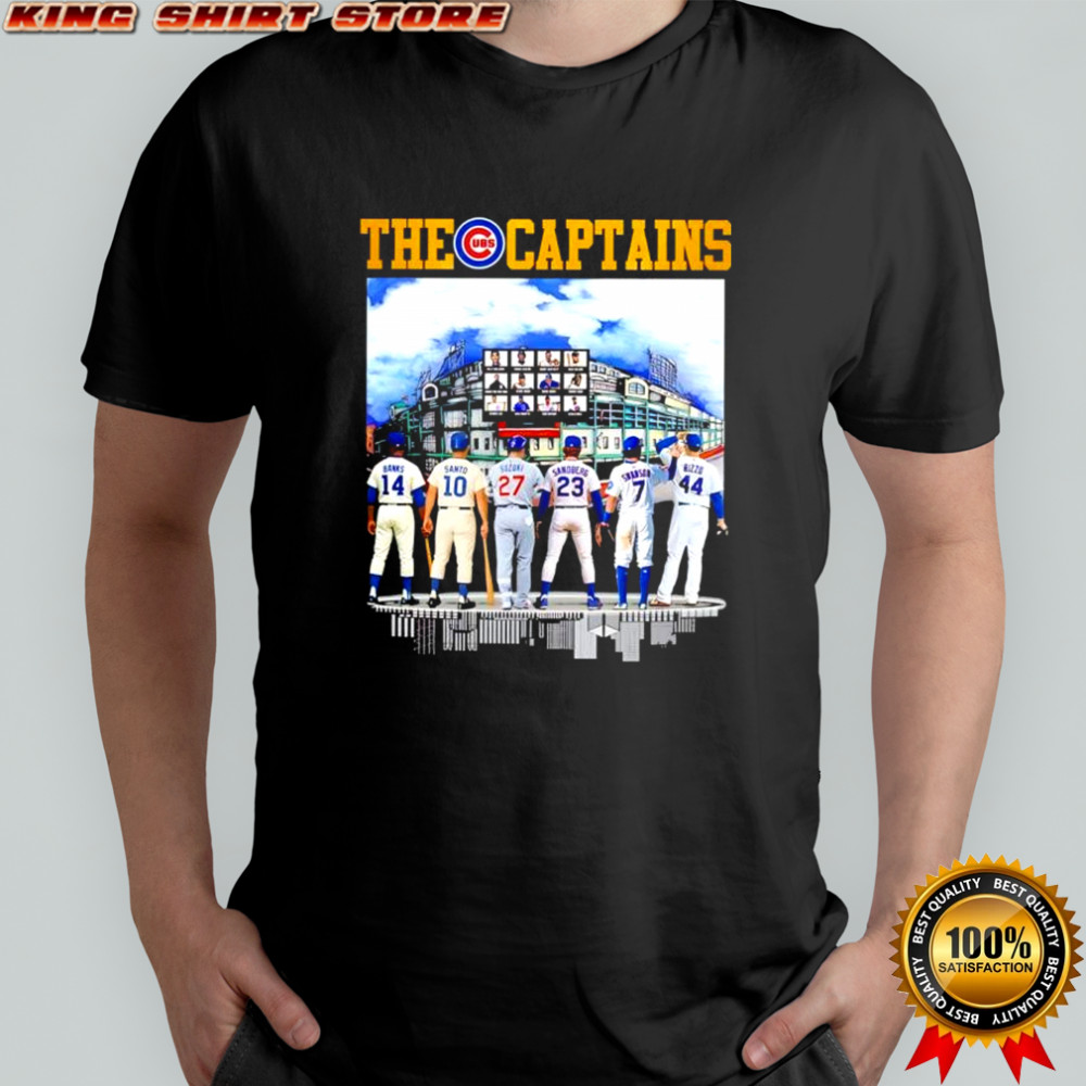 The Captains Chicago Cubs players Wrigley Field shirt
