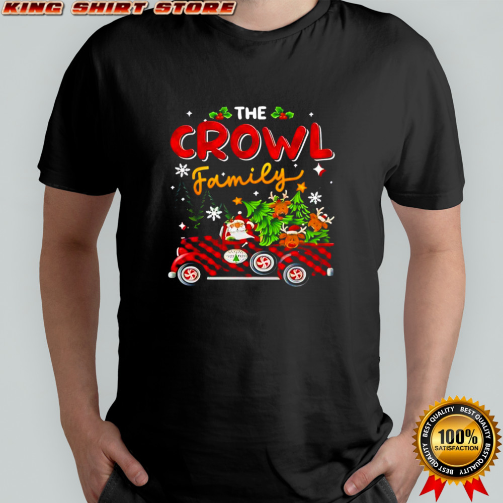 The Crowl Family Christmas Matching Pajamas Group Gift shirt