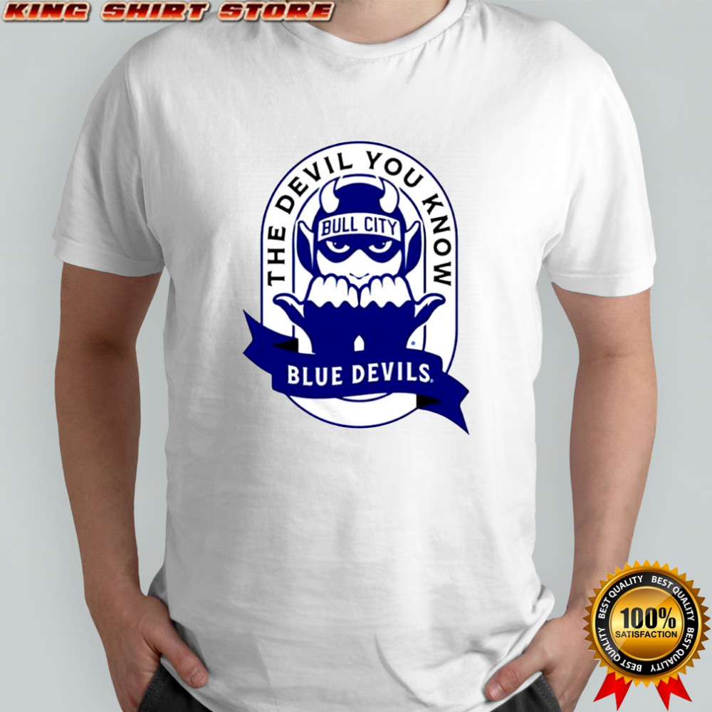 The Devil You Know Bull City mascot shirt