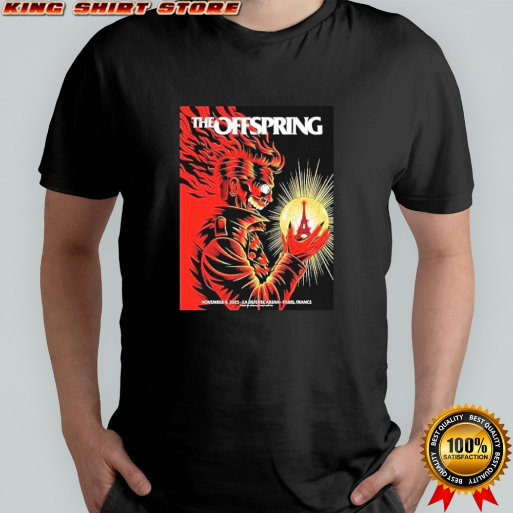 The Offspring Paris France 2025 At La Defense Arena On November 8 T-Shirt