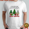 The Peanuts It’s Not What’s Under The Christmas Tree That Matters It’s Who Around It Merry Christmas Shirt