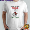 The Pigeon Christmas Probably just gonna jingle some of the way i’m tired shirt