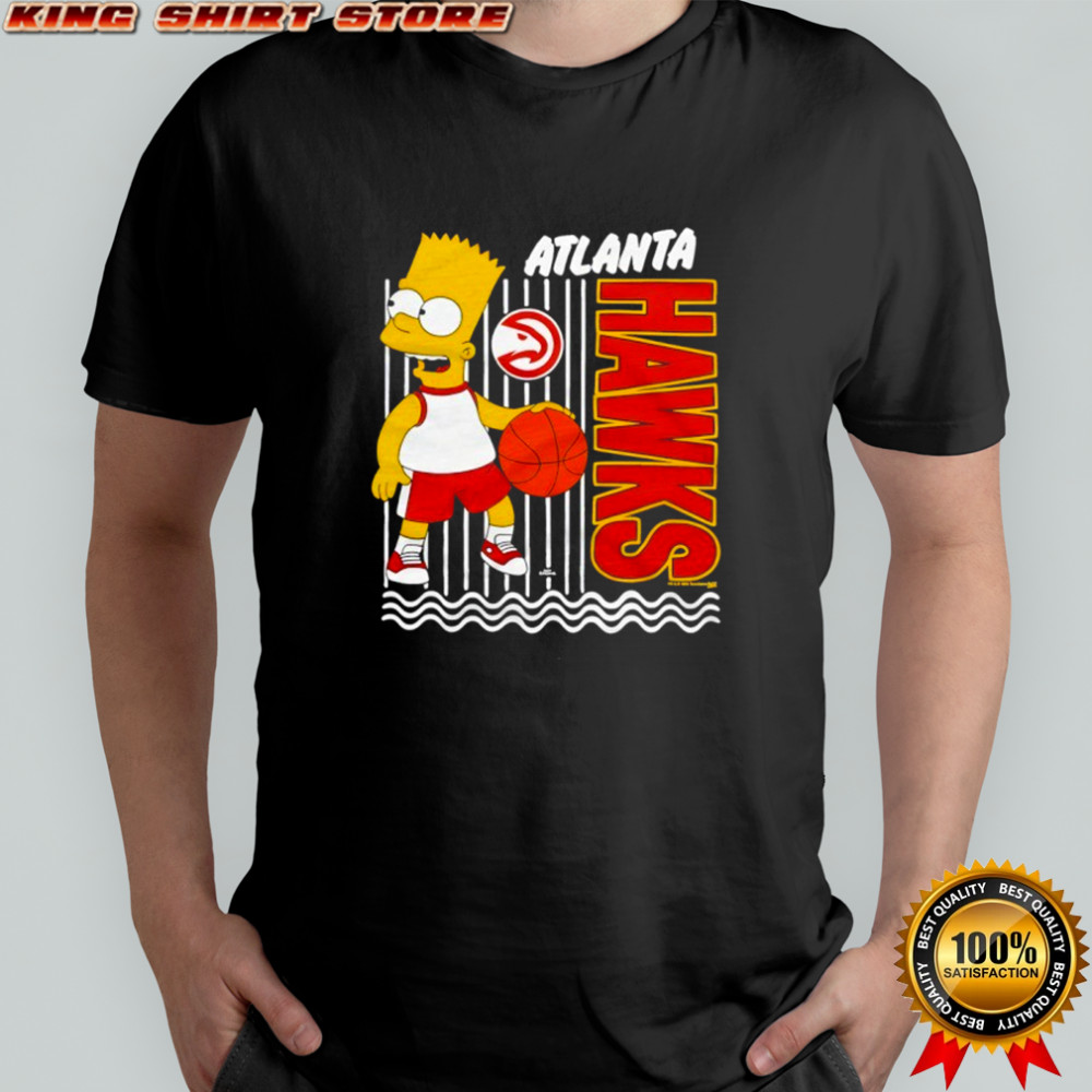 The Simpsons Bart x Atlanta Hawks shirt