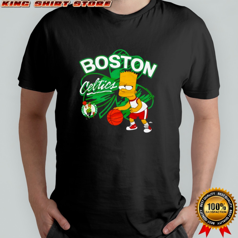 The Simpsons Bart x Boston Celtics shirt