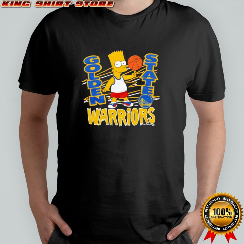 The Simpsons Bart x Golden State Warriors shirt