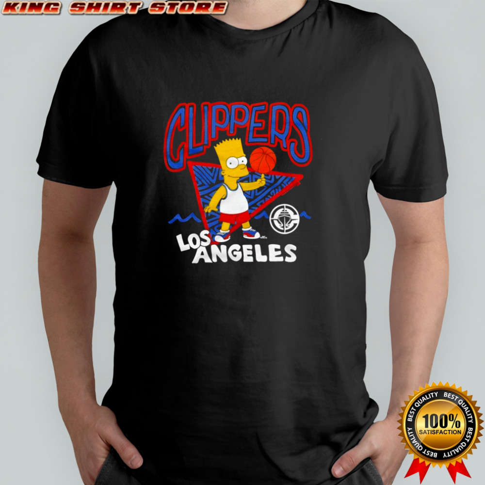The Simpsons Bart x Los Angeles Clippers shirt
