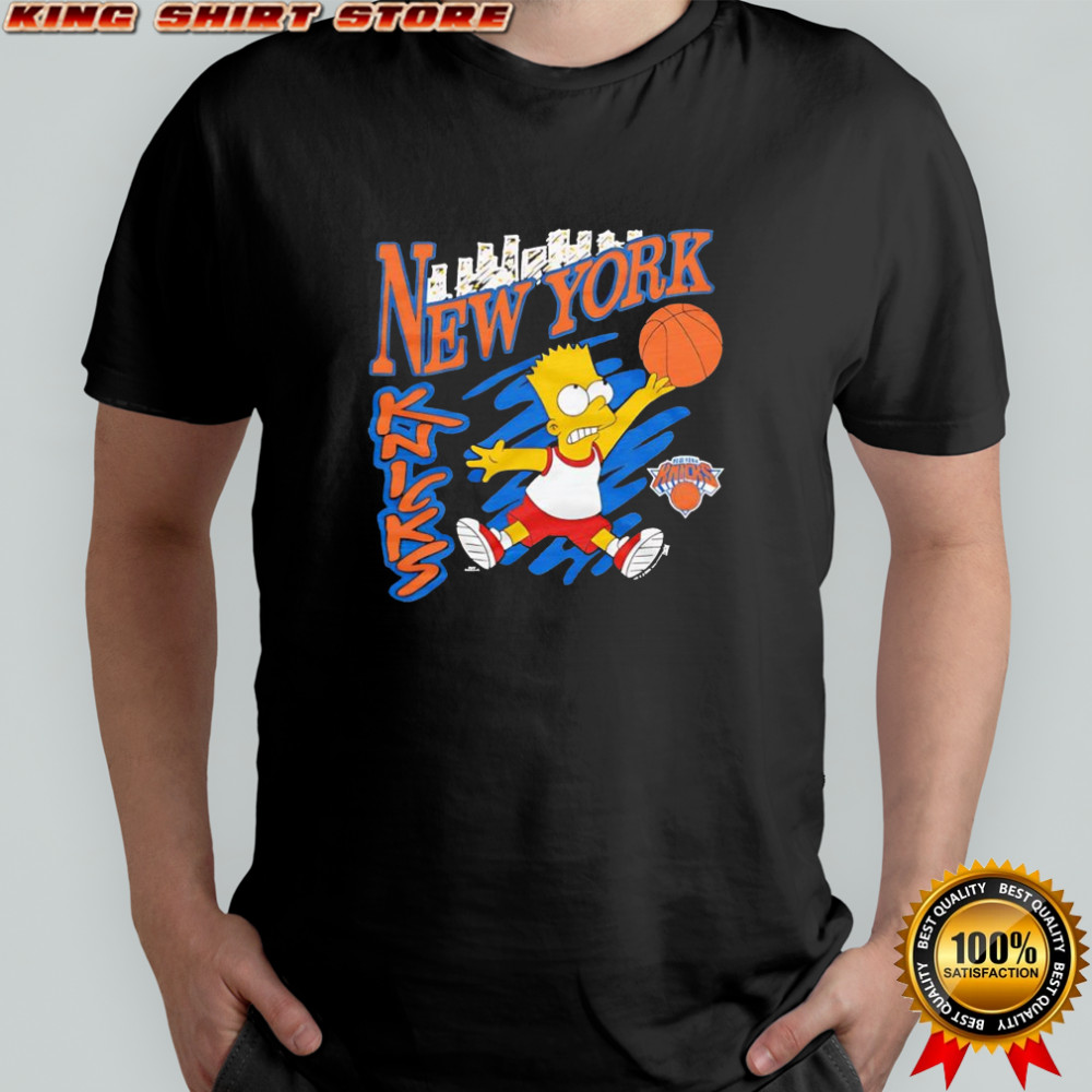 The Simpsons Bart x New York Knicks shirt