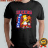 The Simpsons Bart x Philadelphia 76ers shirt