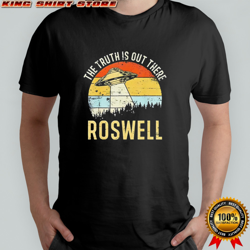 The truth is out there roswell UFO vintage shirt