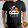 Three Gnomes Christmas Baltimore Ravens shirt