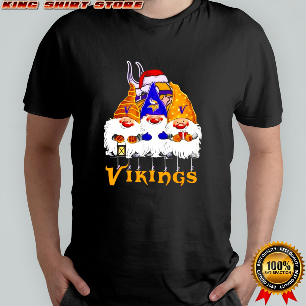 Three Gnomes Christmas Minnesota Vikings shirt