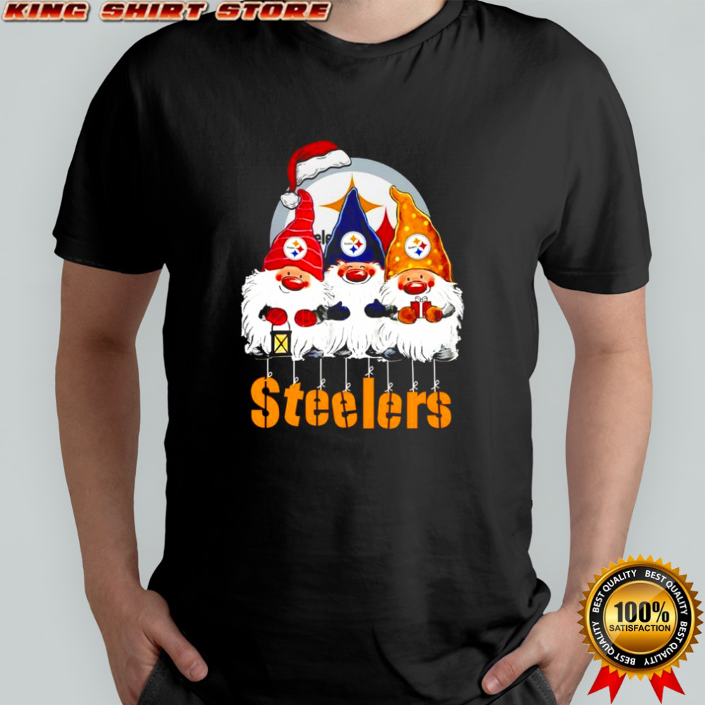 Three Gnomes Christmas Pittsburgh Steelers shirt