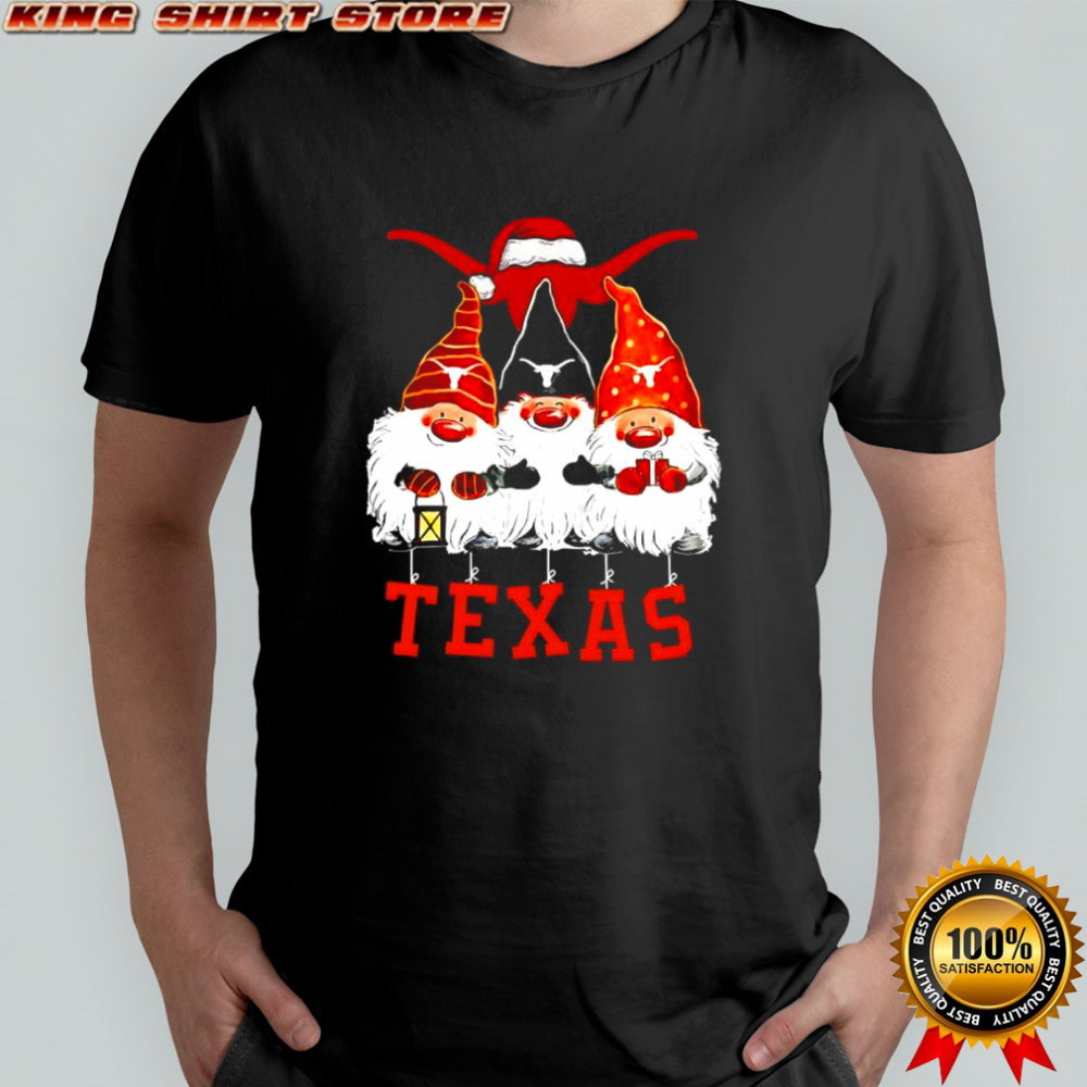 Three Gnomes Christmas Texas Longhorns shirt