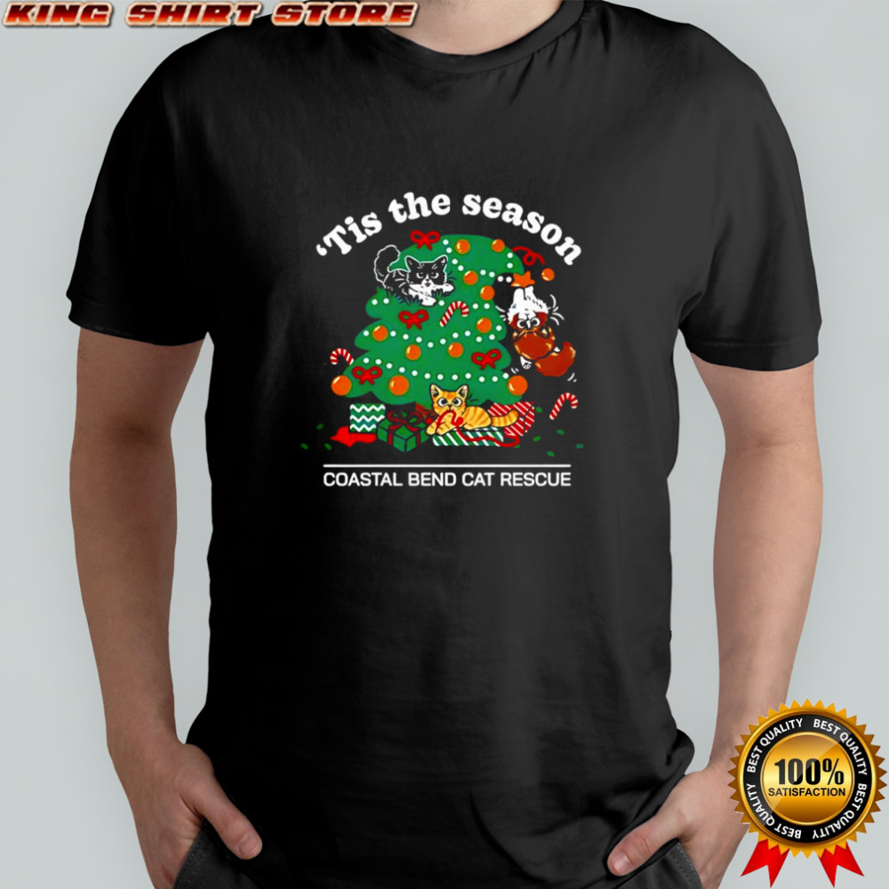 Tis the Season for Cats coastal bend cat rescue shirt