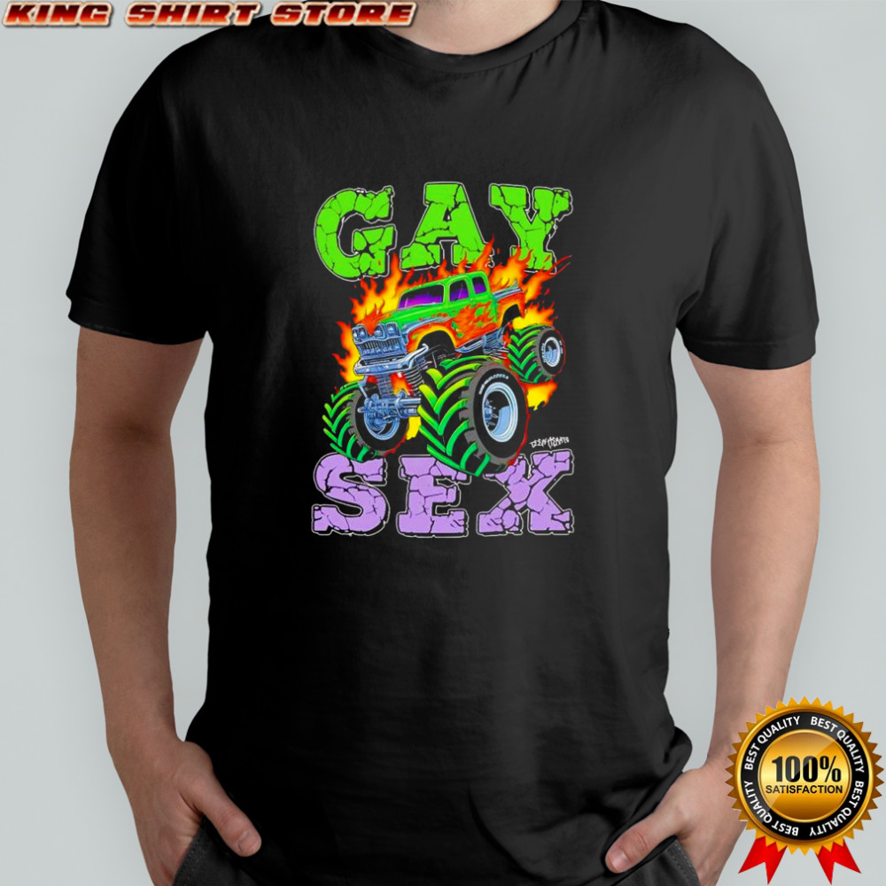 Truck Monster gay sex fire shirt