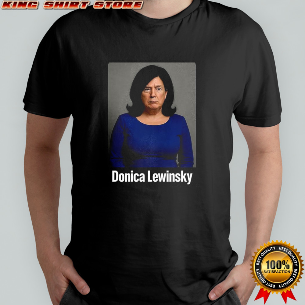 Trump Donica Lewinsky caricature shirt