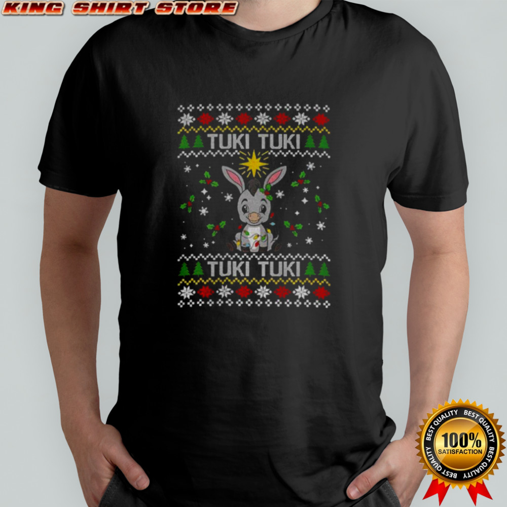 Tuki Burrito Sabanero Ugly Christmas Latino Navidad Holiday shirt