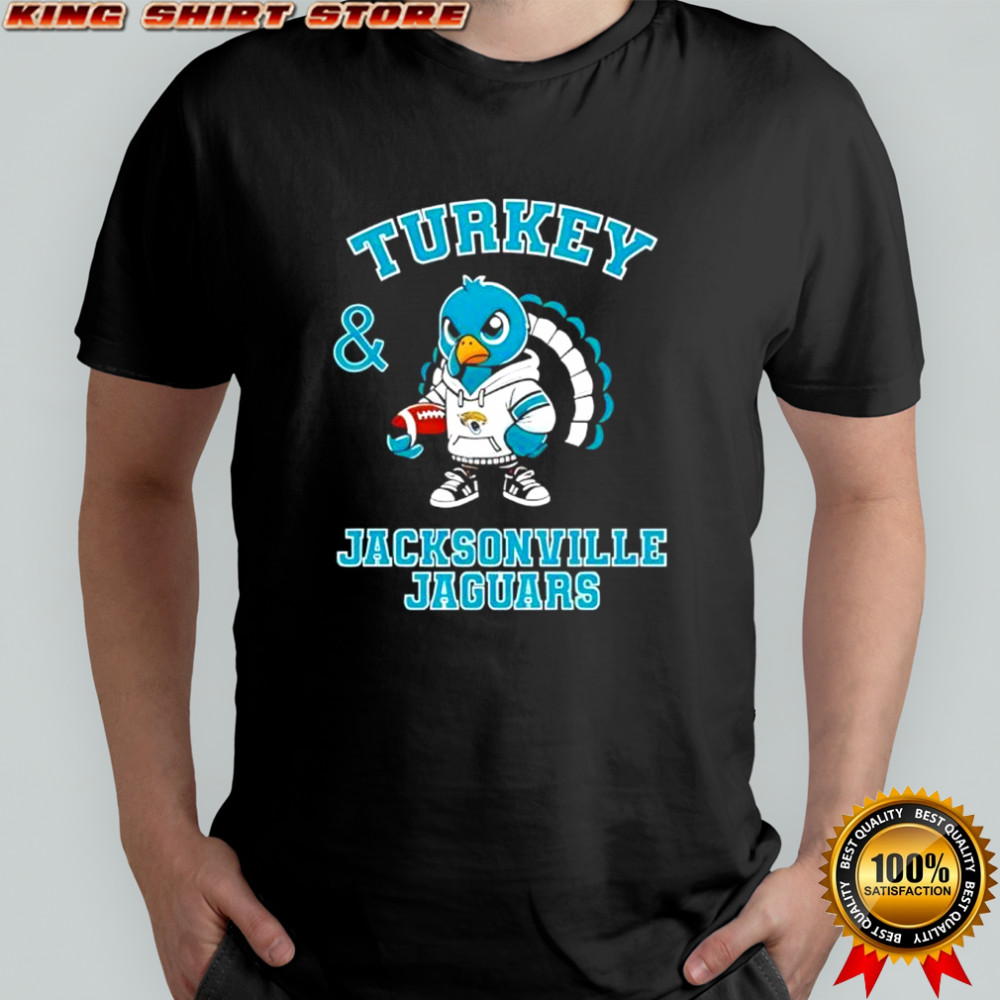 Turkey & Jacksonville Jaguars Happy Thanksgiving Shirt