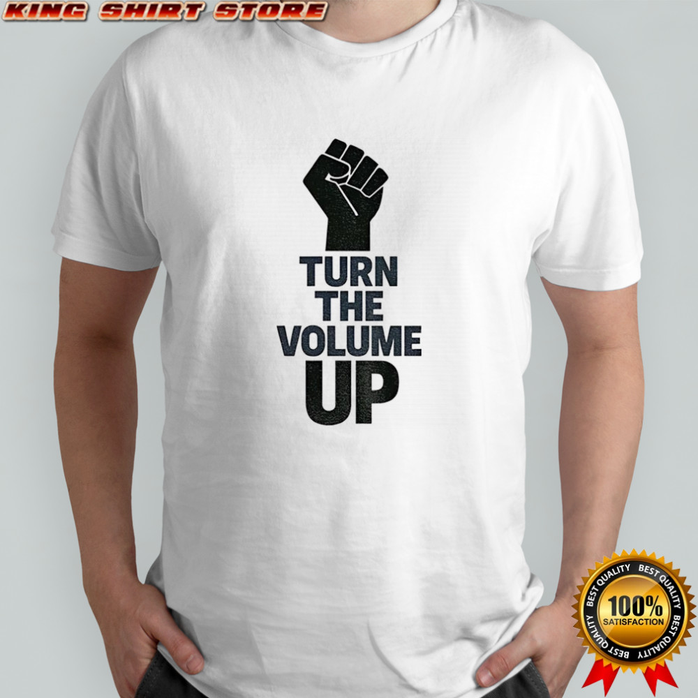 Turn The Volume Up Zohran Mamdani Four Words Baby shirt