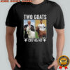 Two Goats Donald Trump and Cristiano Ronaldo 45 47 shirt