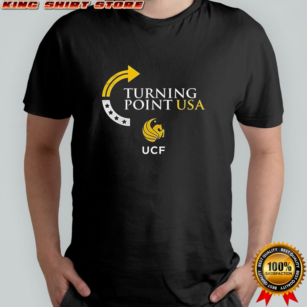 UCF Knights x University of Central Florida x Charlie Kirk turning point USA logo shirt