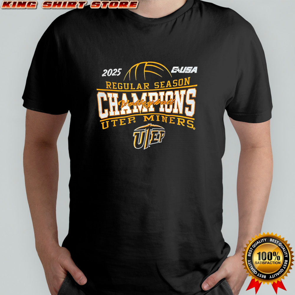 Utep Miners Regular Season Conference Champions 2025 shirt