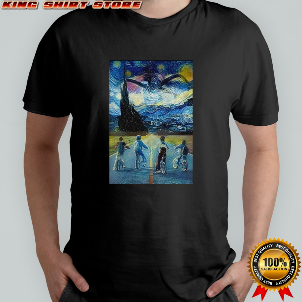Van Gogh Inspired Stranger Things shirt