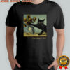 Van Gogh’s Cat Sunflowers Graphic Funny Art Parody shirt