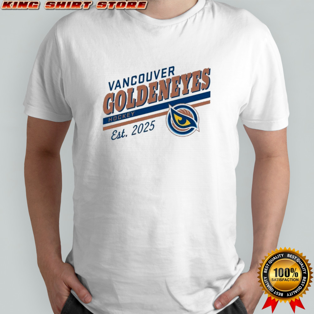 Vancouver Goldeneyes Est 2025 Sportiqe PWHL T-shirt