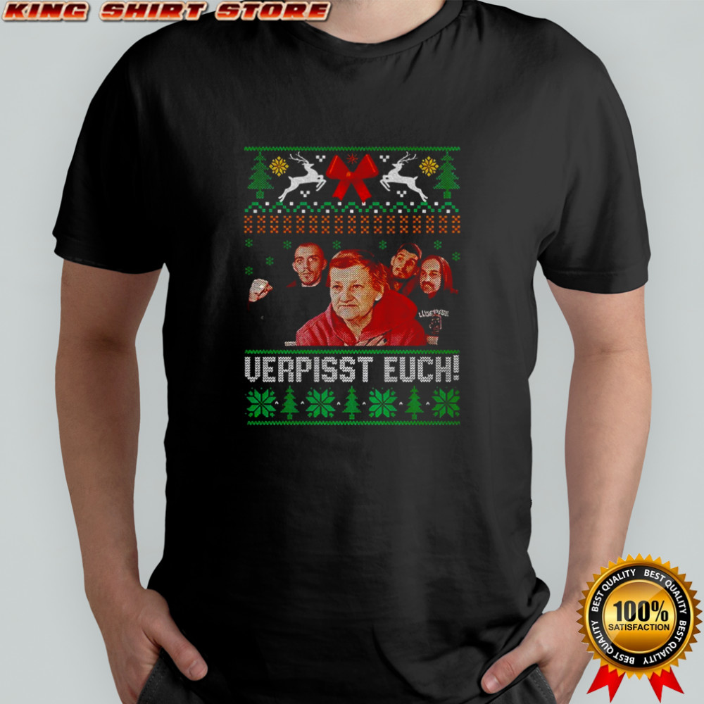 Verpisst Euch Christmas Ugly shirt