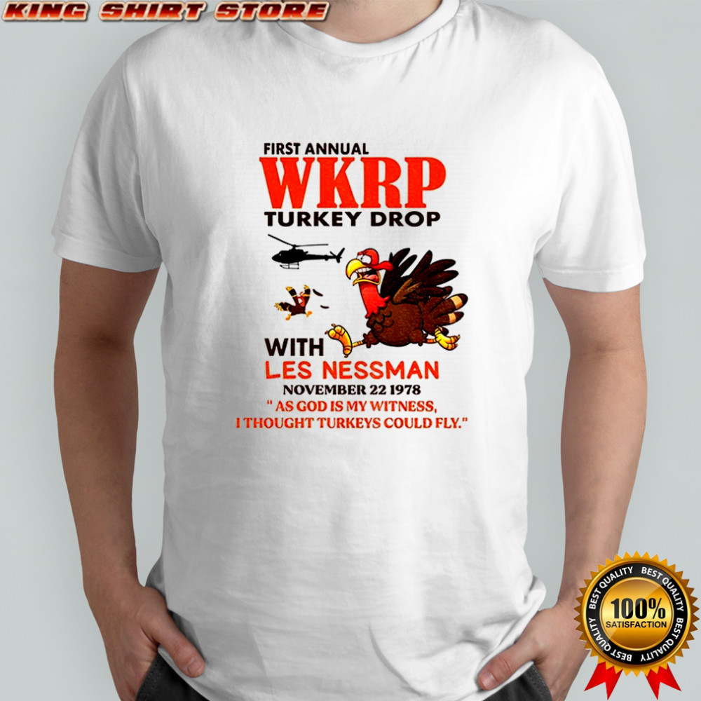 Vintage WKRP Turkey Drop first annual with less nessman