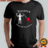 Violence might be the answer Blackbeard Pirate Flag shirt