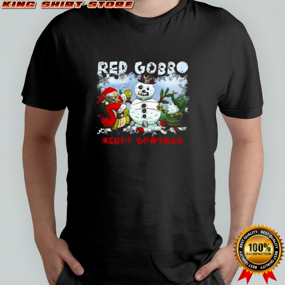 Warhammer Red Gobbo Merry Grotmas Christmas Shirt