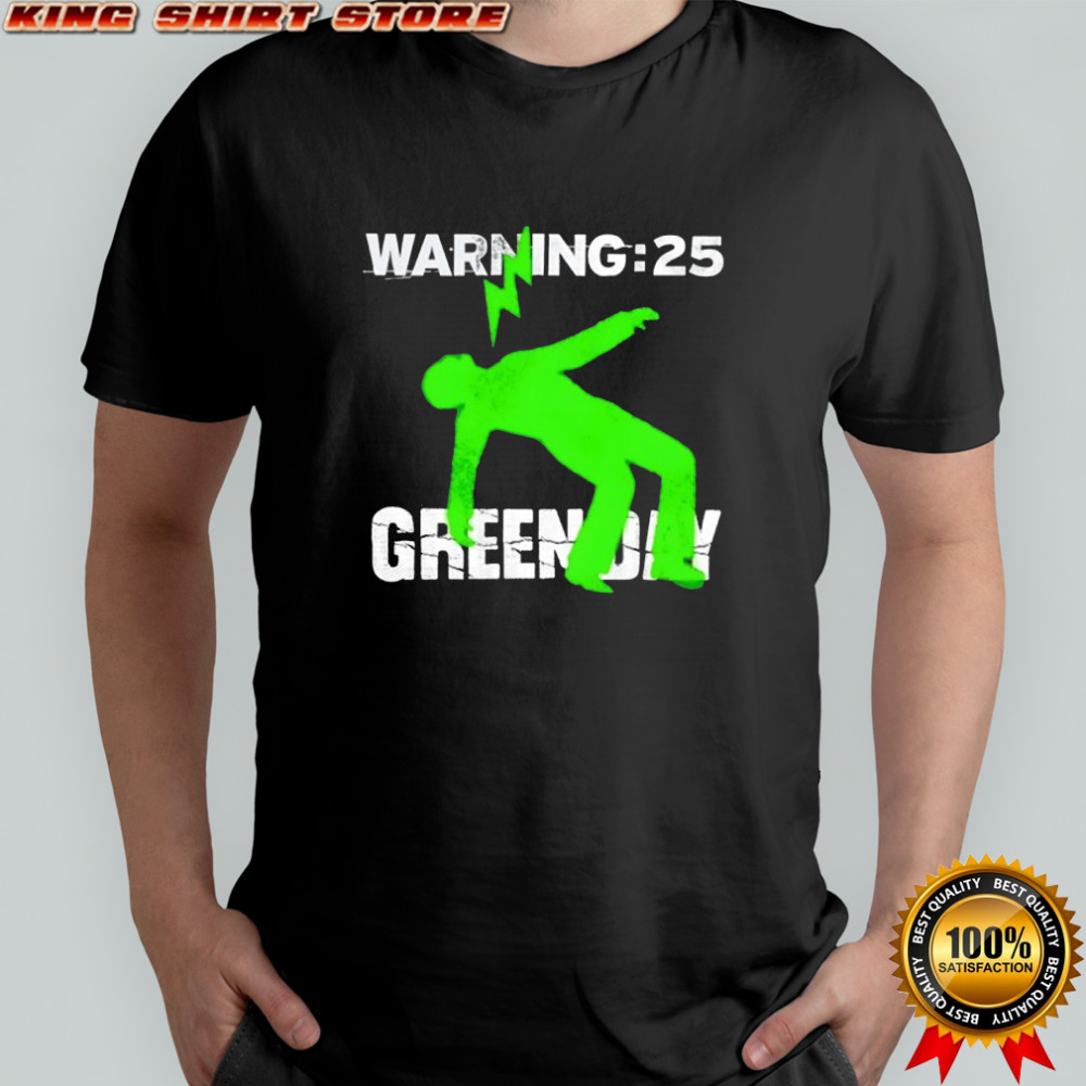 Warning 25 Green Day album Shirt