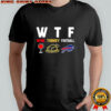 Wine turkey Buffalo Bills football Thanksgiving shirt