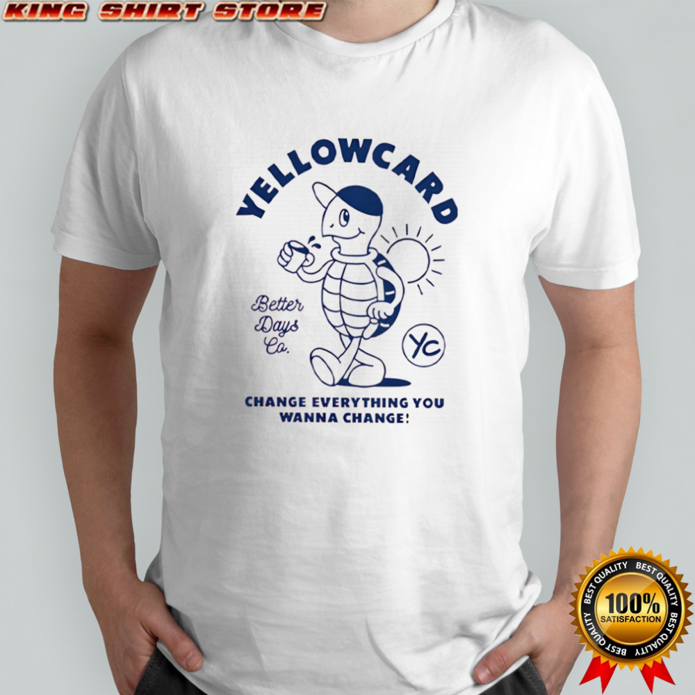 Yellowcard Sea Turtle Artwork shirt