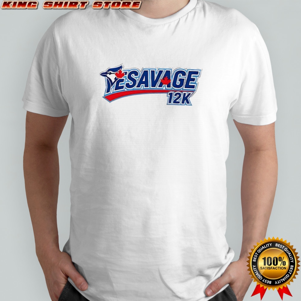 Yesavage 12k Toronto Blue Jays logo shirt