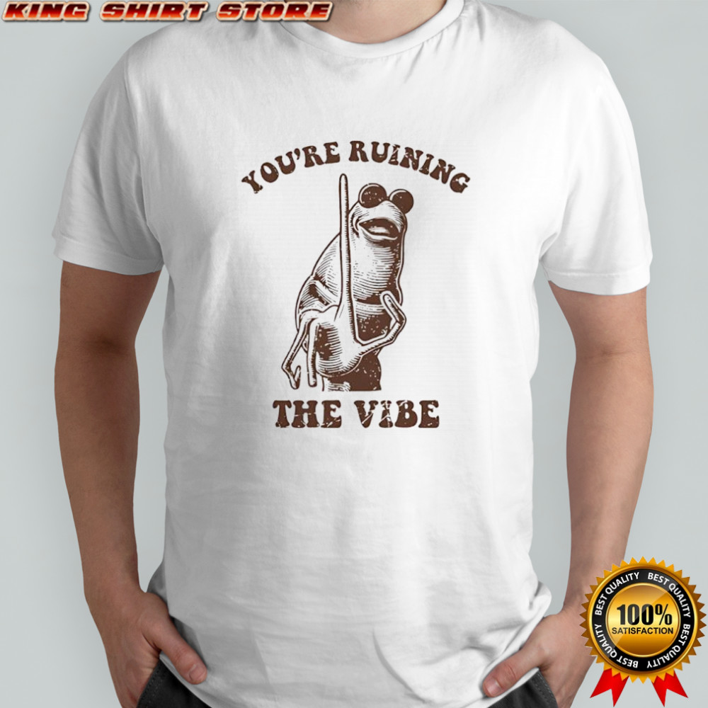 You Are Ruining the Vibe Frog meme shirt