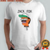 Zack Fox head bug-eyed logo shirt