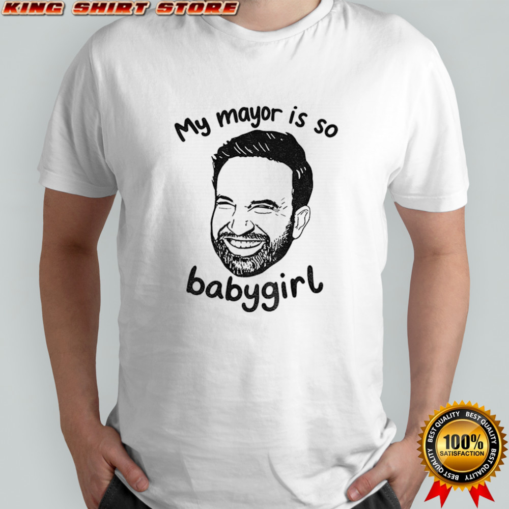 Zohran Mamdani big face smile my mayor is so babygirl shirt