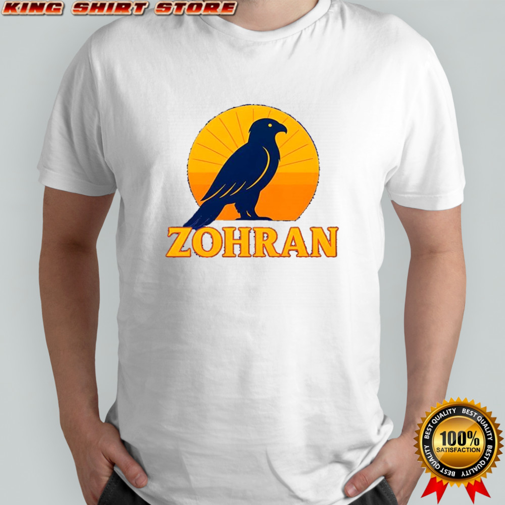 Zohran Mamdani New York City Muslim mayor bald eagle silhouette shirt